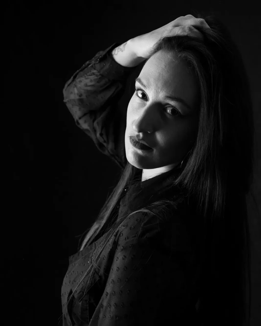 Photo thérapeutique femme épanouie studio Lahitte — Carole Millet Studio