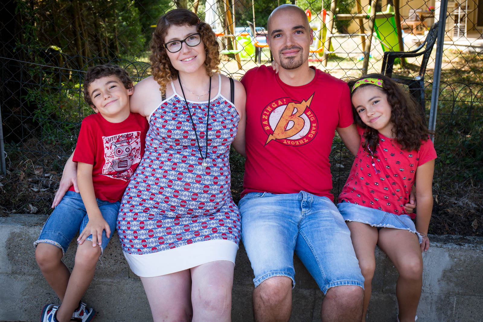 Portrait de famille près d'Auch Occitanie — Carole Millet Studio