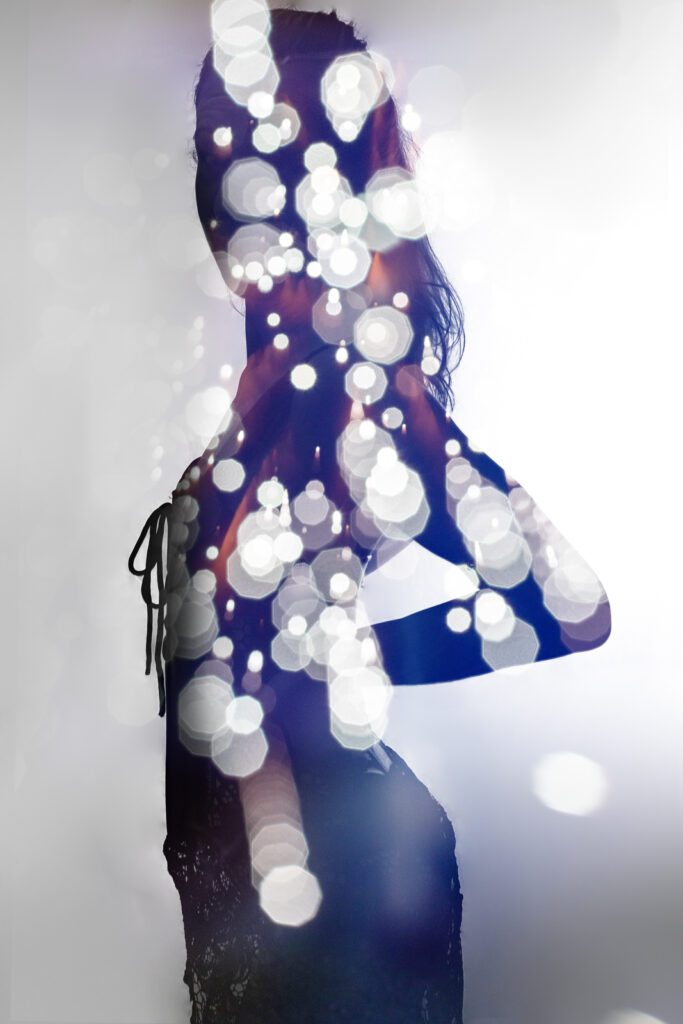 photo en double exposition boudoir